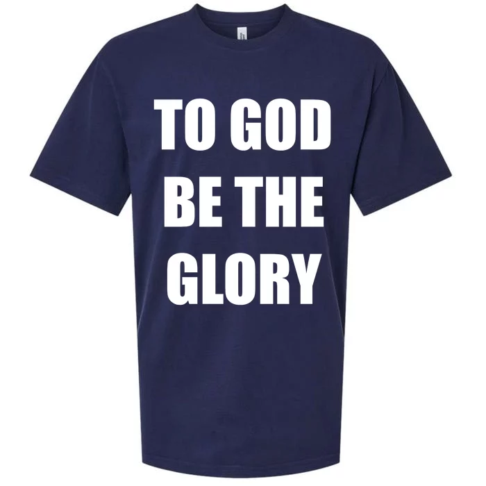 To God Be The Glory Sueded Cloud Jersey T-Shirt