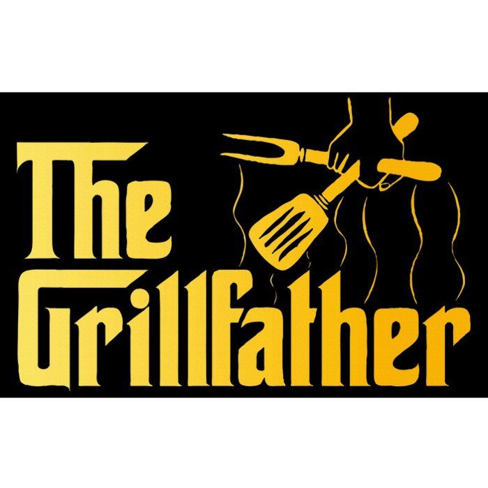 The Grillfather Bbq Grill & Smoker Barbecue Chef Bumper Sticker