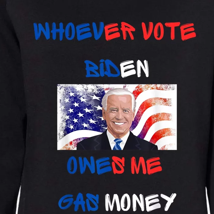 Trump Good Biden Idiot Bad Ugly Stupid Trump Surrendered Womens California Wash Sweatshirt