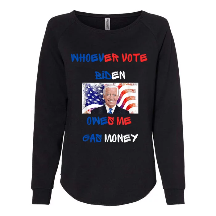 Trump Good Biden Idiot Bad Ugly Stupid Trump Surrendered Womens California Wash Sweatshirt