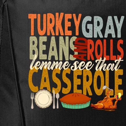 Turkey Gravy Beans And Rolls Let Me See That Casserole Fall City Backpack