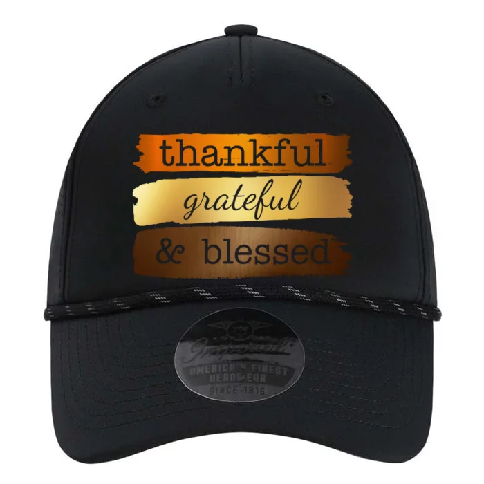 Thankful Grateful Blessed Thanksgiving Holiday Performance The Dyno Cap