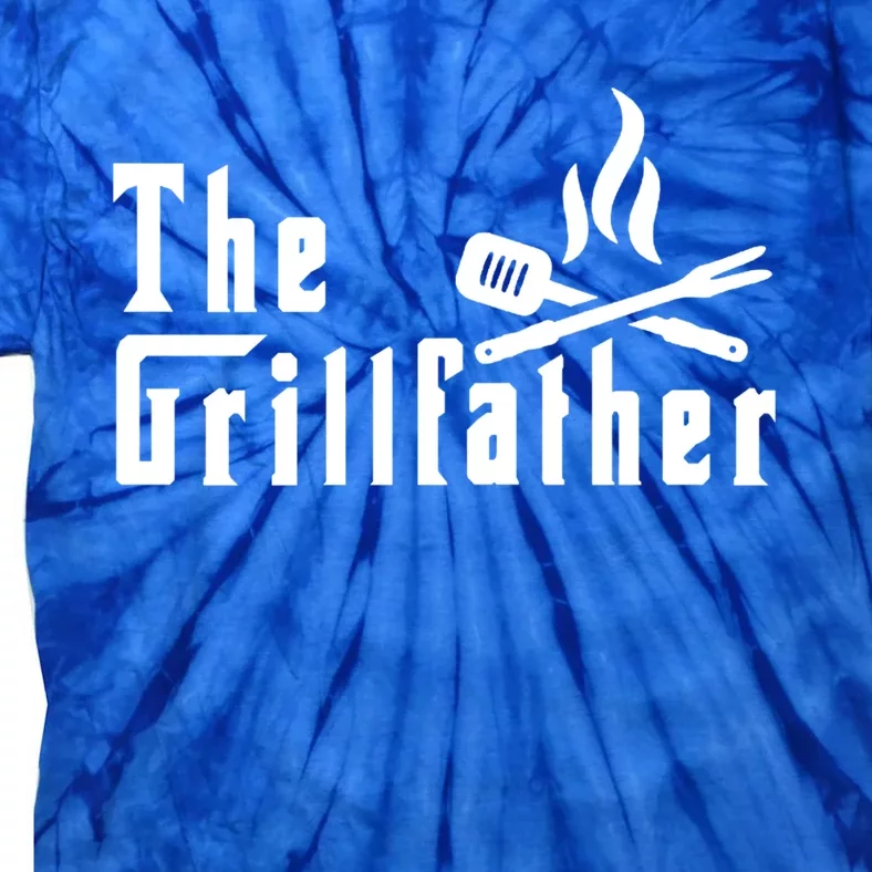 The Grillfather Barbeque And Grilling Gift For Dad And Grandpa Gift Tie-Dye T-Shirt