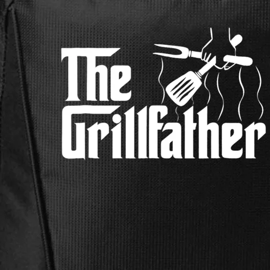 The Grillfather Bbq Grill And Smoker Barbecue Chef Cool Gift City Backpack