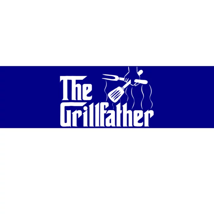 The Grillfather Bbq Grill And Smoker Barbecue Chef Cool Gift Bumper Sticker