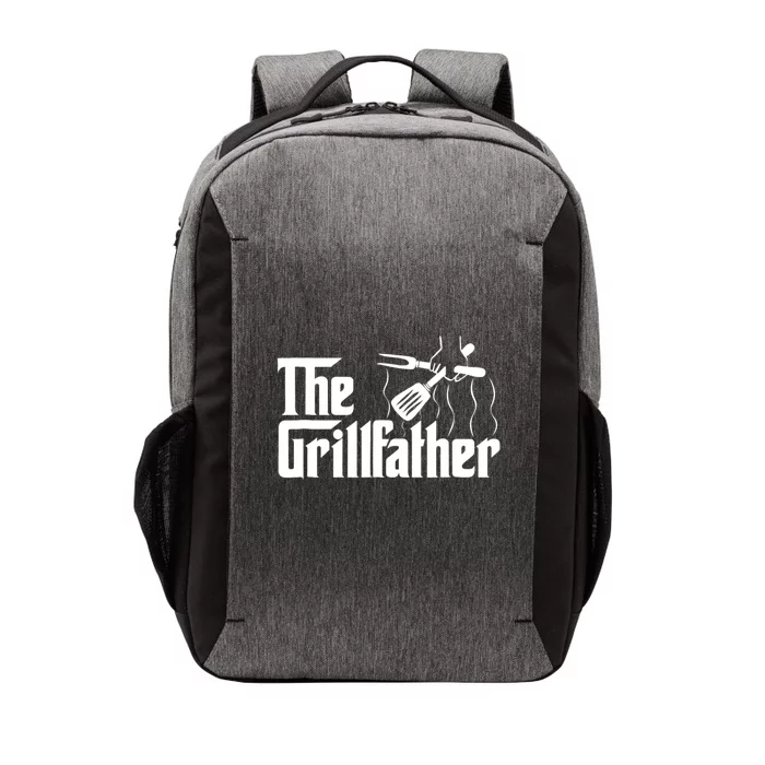 The Grillfather Bbq Grill And Smoker Barbecue Chef Cool Gift Vector Backpack