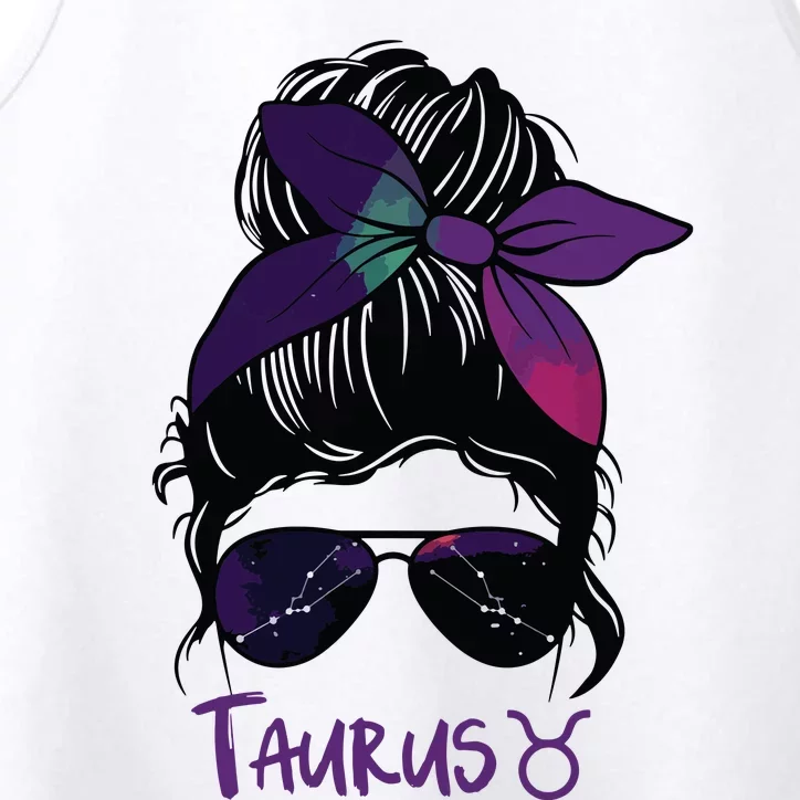 Taurus Girl Birthday Taurus Woman Zodiac Constellation Performance Tank