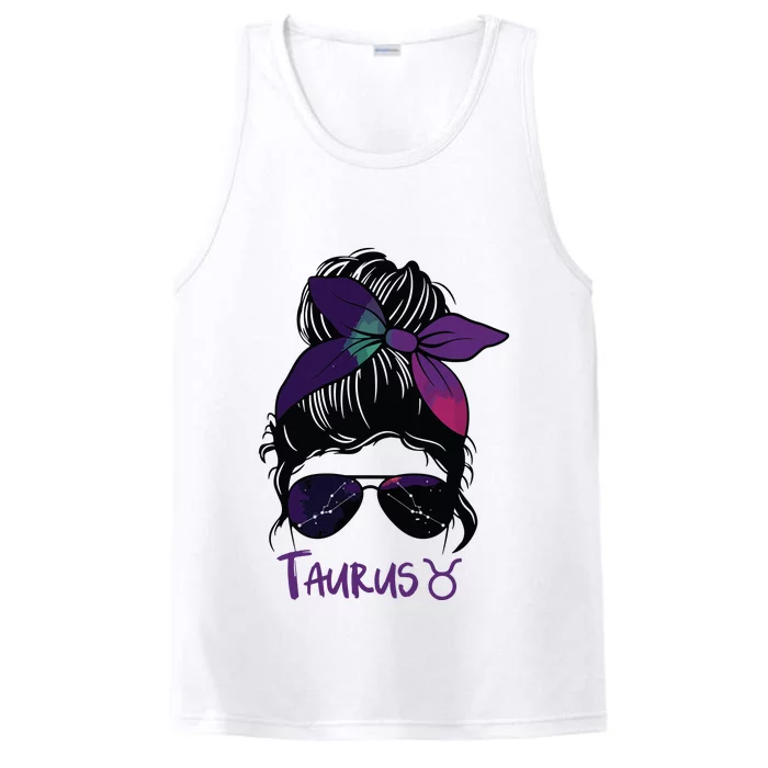 Taurus Girl Birthday Taurus Woman Zodiac Constellation Performance Tank