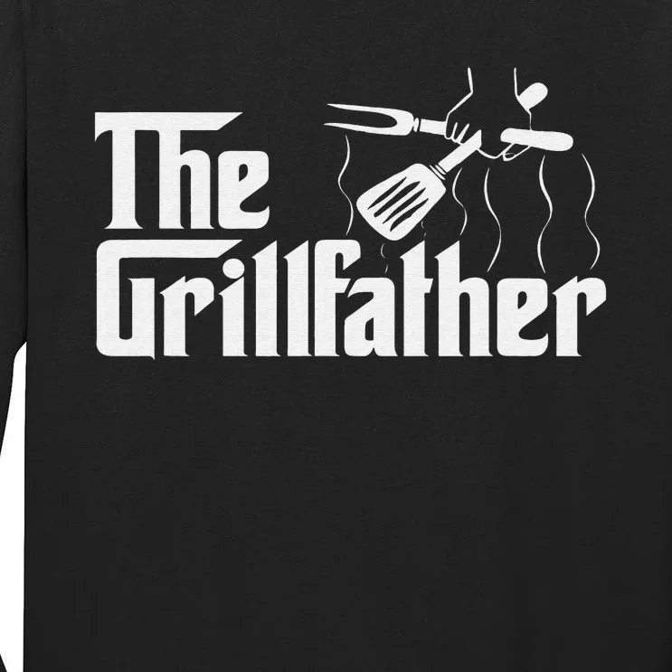 The Grillfather BBQ Grill &amp; Smoker  Barbecue Chef Tall Long Sleeve T-Shirt