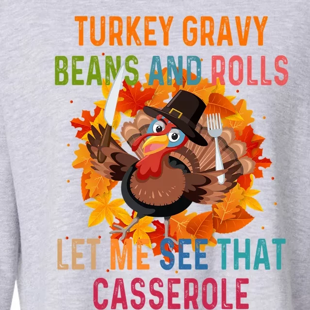 Turkey Gravy Beans And Rolls Let Me See That Casserole Gift Cropped Pullover Crew