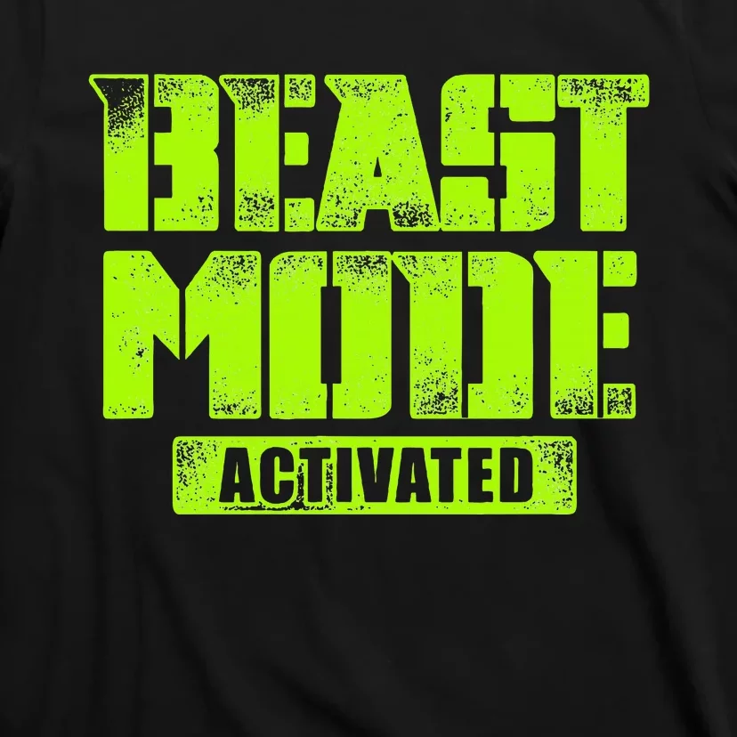 Trendy Graphic Beast Mode Activated T-Shirt