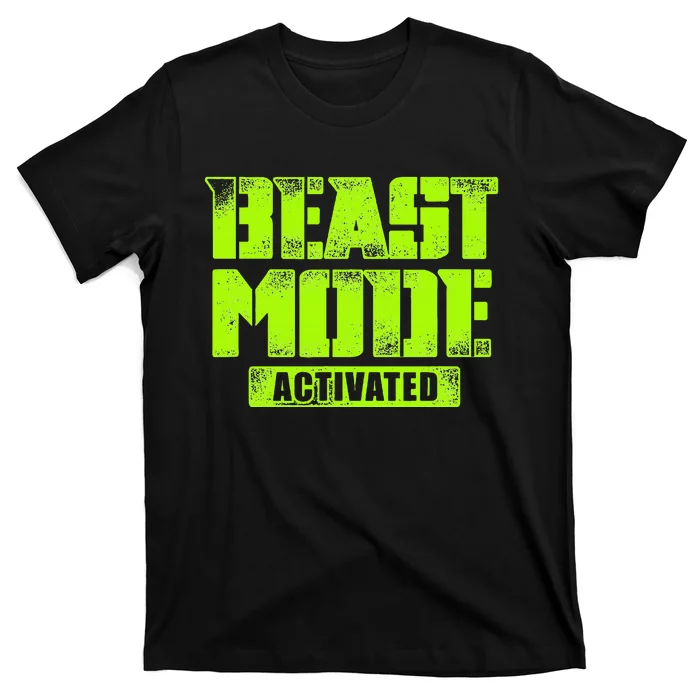 Trendy Graphic Beast Mode Activated T-Shirt