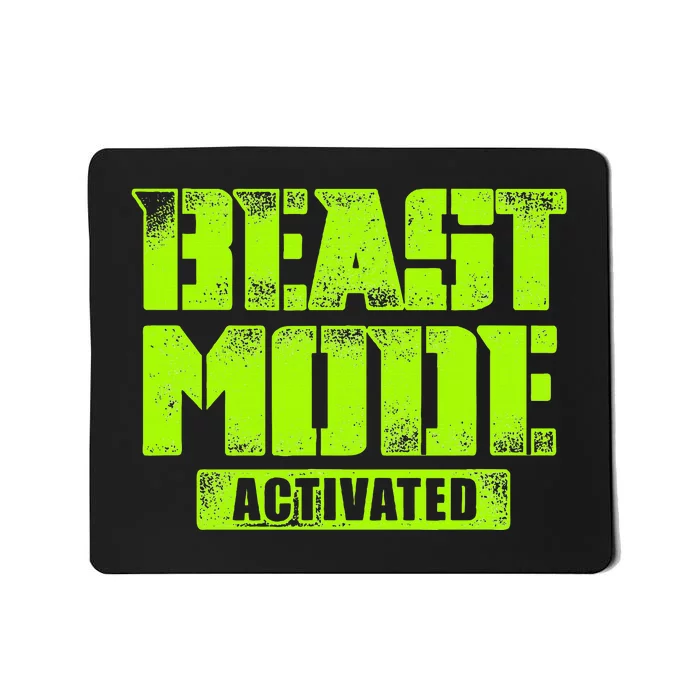 Trendy Graphic Beast Mode Activated Mousepad