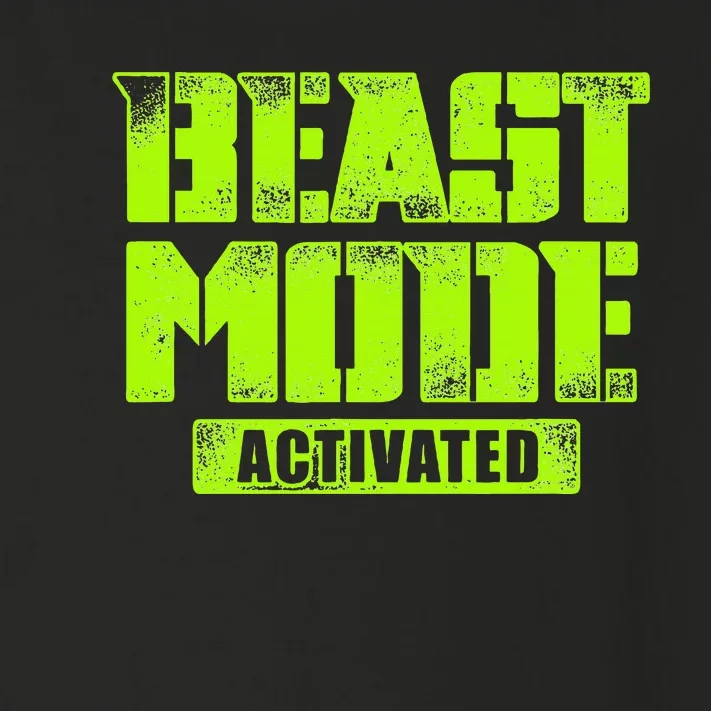 Trendy Graphic Beast Mode Activated Toddler Long Sleeve Shirt