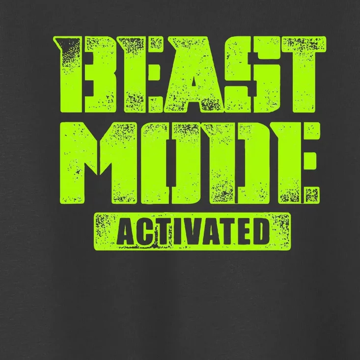 Trendy Graphic Beast Mode Activated Toddler T-Shirt