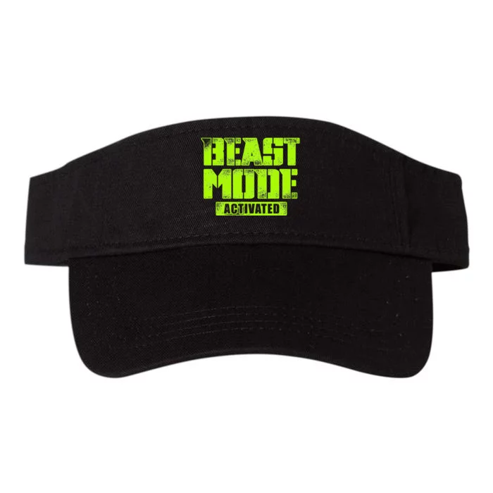 Trendy Graphic Beast Mode Activated Valucap Bio-Washed Visor