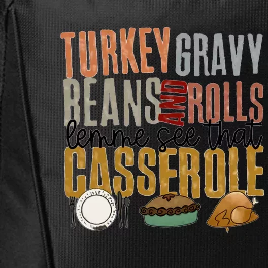 Turkey Gravy Beans And Rolls Gift City Backpack