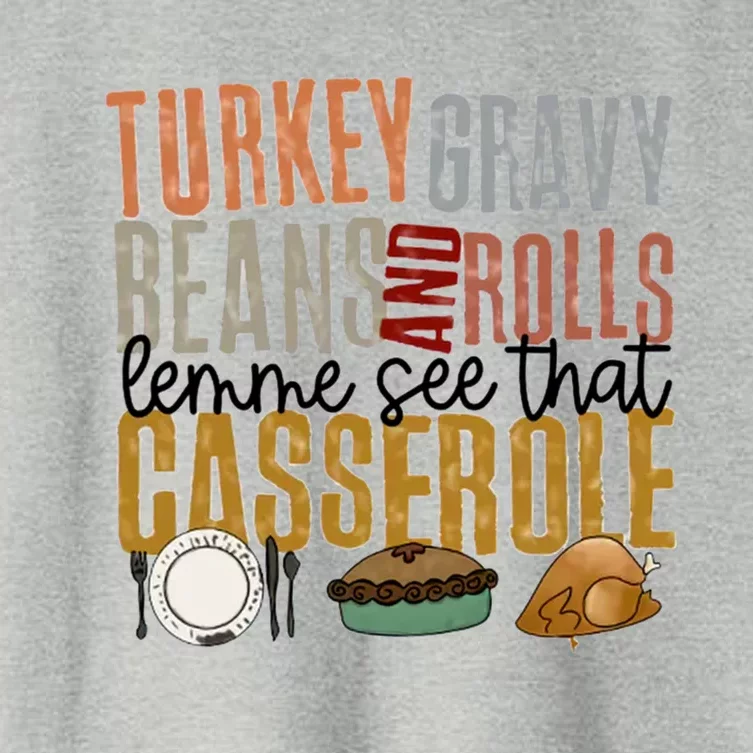 Turkey Gravy Beans And Rolls Gift Women's Crop Top Tee