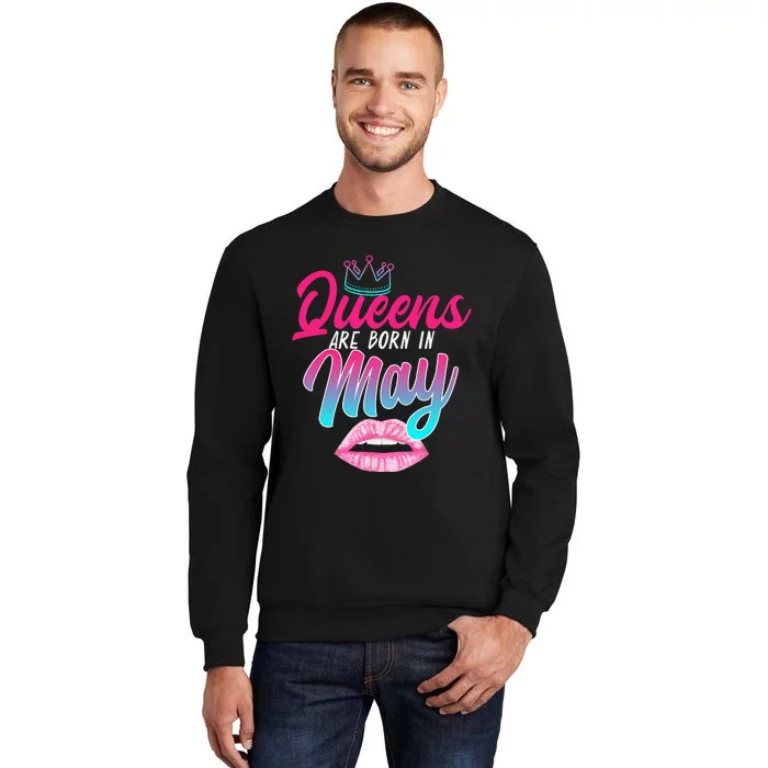 Taurus Gemini Birthday Queens Are Born In May Zodiac Sign Sweatshirt