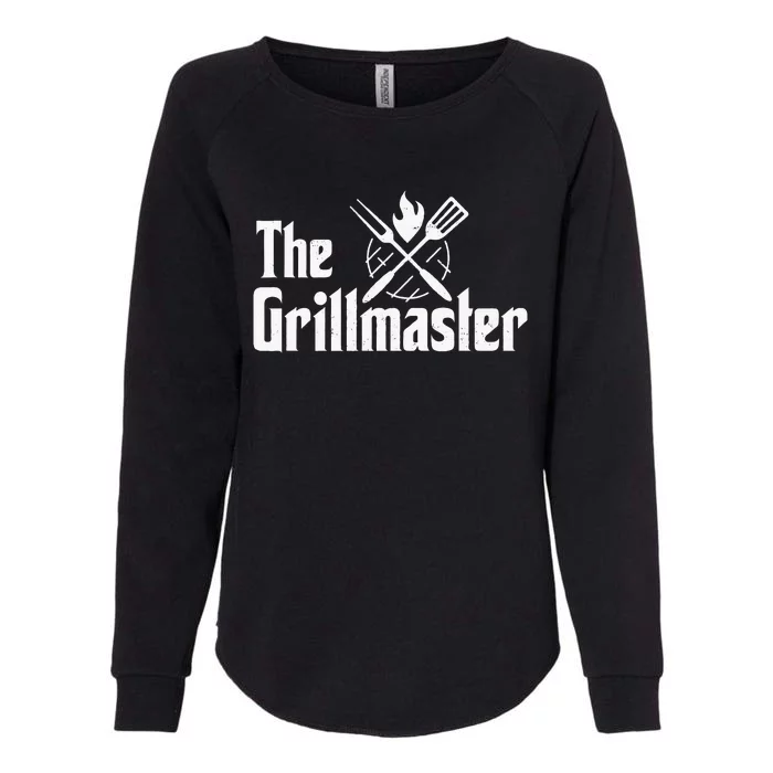 The Grillmaster Bbq Grill & Smoker Barbecue Chef Womens California Wash Sweatshirt