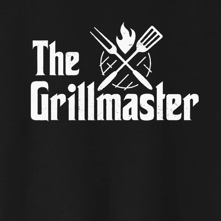 The Grillmaster Bbq Grill & Smoker Barbecue Chef Women's Crop Top Tee