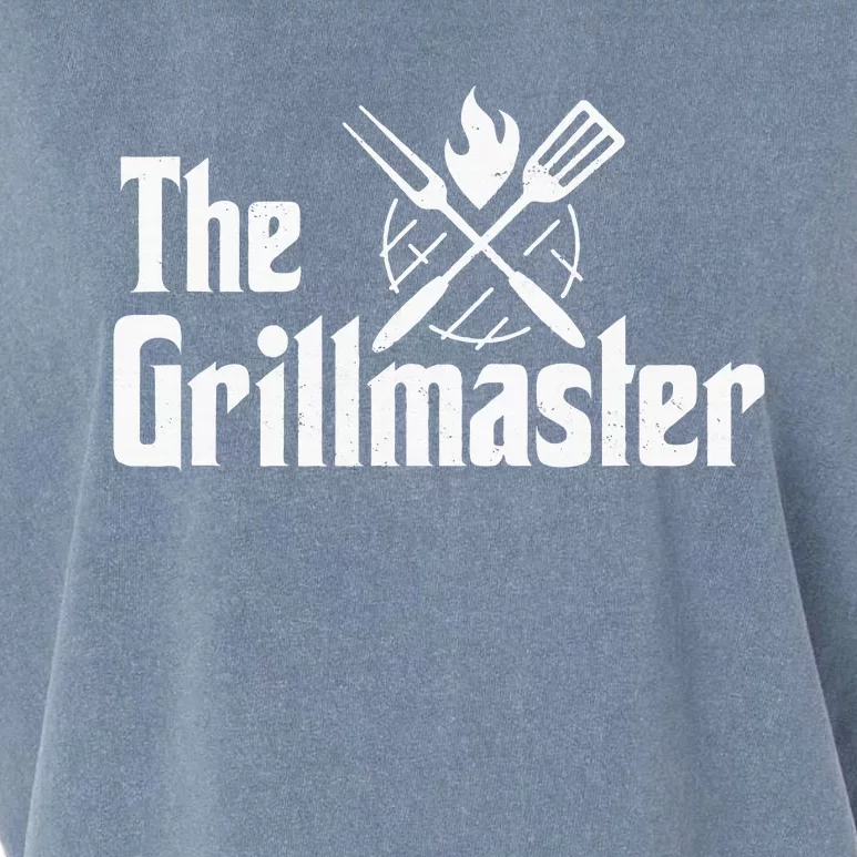 The Grillmaster Bbq Grill & Smoker Barbecue Chef Garment-Dyed Women's Muscle Tee