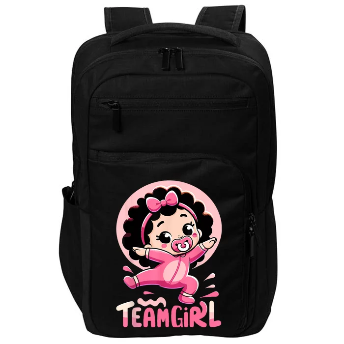 Team Girl Baby Gender Reveal Party Announcemen Impact Tech Backpack