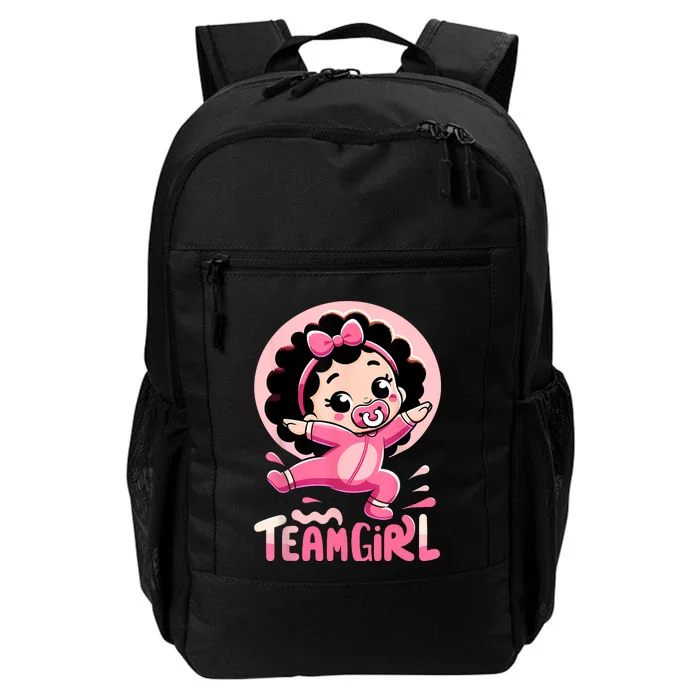 Team Girl Baby Gender Reveal Party Announcemen Daily Commute Backpack