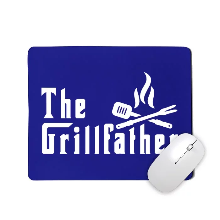 The Grillfather Barbeque And Grilling Gift For Dad And Grandpa Funny Gift Mousepad