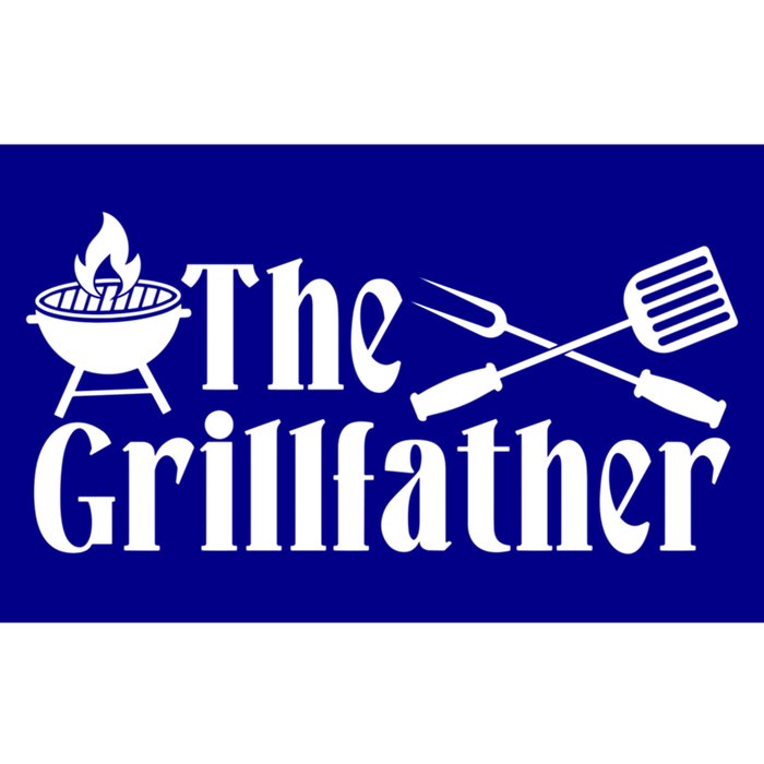 The Grillfather Bbq Fathers Day Present Funny Dad Bbq Gift Bumper Sticker