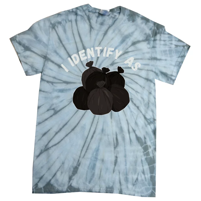 Trash Garbage Bag Tie-Dye T-Shirt