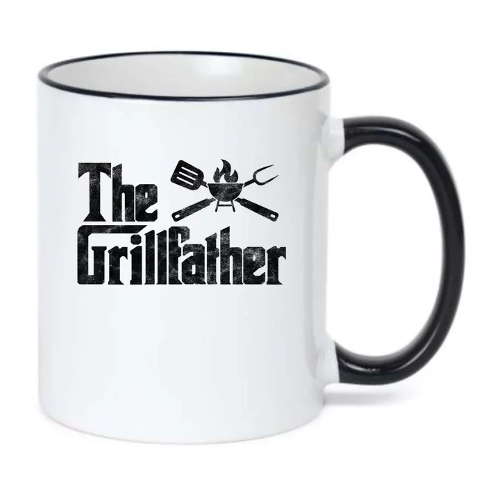 The Grillfather Bbq Grill Smoker Barbecue Chef Grill Master Cute Gift Black Color Changing Mug