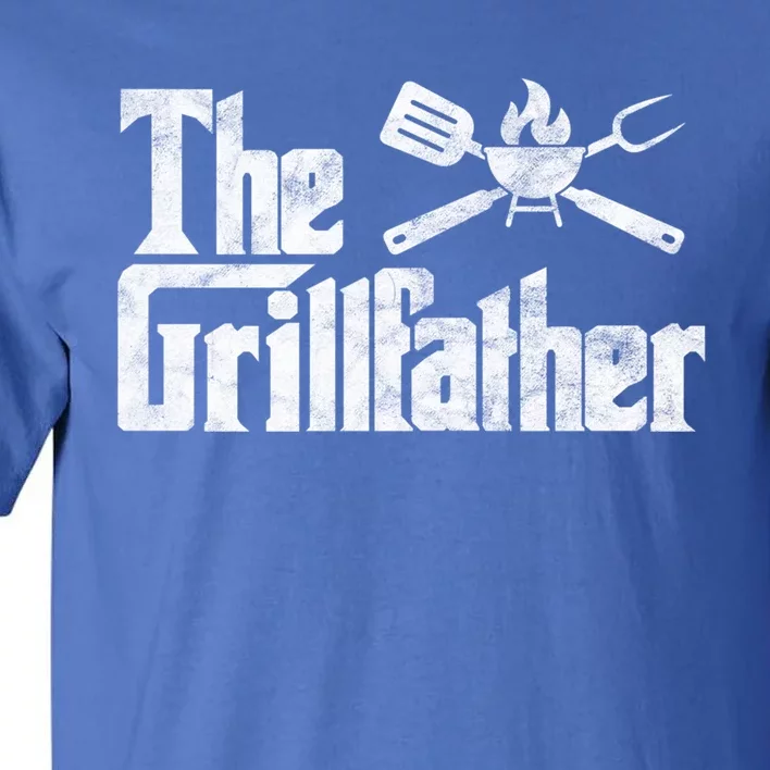 The Grillfather Bbq Grill Smoker Barbecue Chef Grill Master Cute Gift Tall T-Shirt