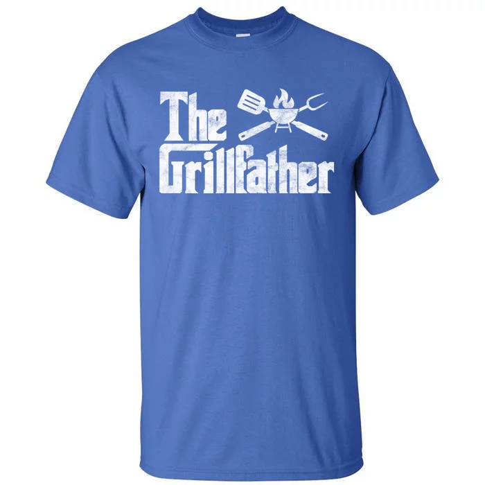 The Grillfather Bbq Grill Smoker Barbecue Chef Grill Master Cute Gift Tall T-Shirt