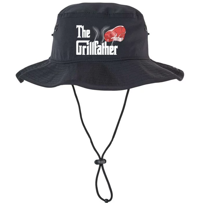 The Grillfather Bbq Grill Smoker Barbecue Grilling Gift Meaningful Gift Legacy Cool Fit Booney Bucket Hat