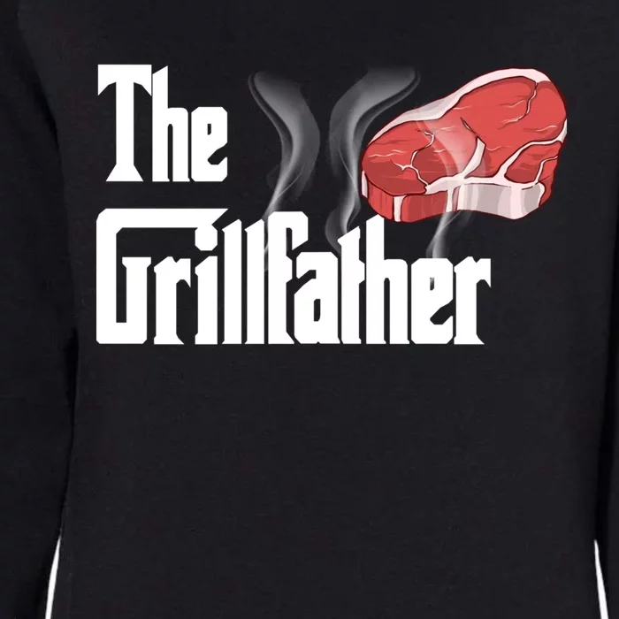 The Grillfather Bbq Grill Smoker Barbecue Grilling Gift Meaningful Gift Womens California Wash Sweatshirt