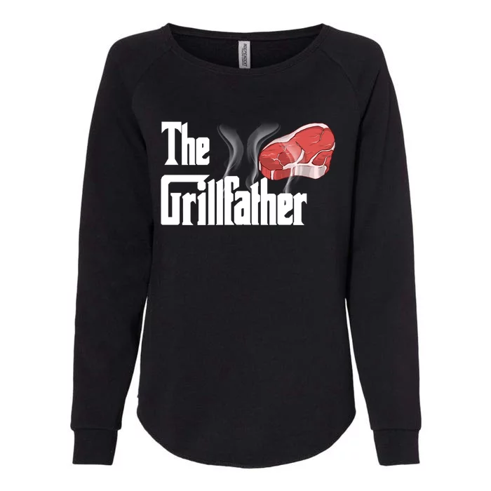 The Grillfather Bbq Grill Smoker Barbecue Grilling Gift Meaningful Gift Womens California Wash Sweatshirt