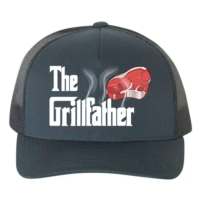 The Grillfather Bbq Grill Smoker Barbecue Grilling Gift Meaningful Gift Yupoong Adult 5-Panel Trucker Hat