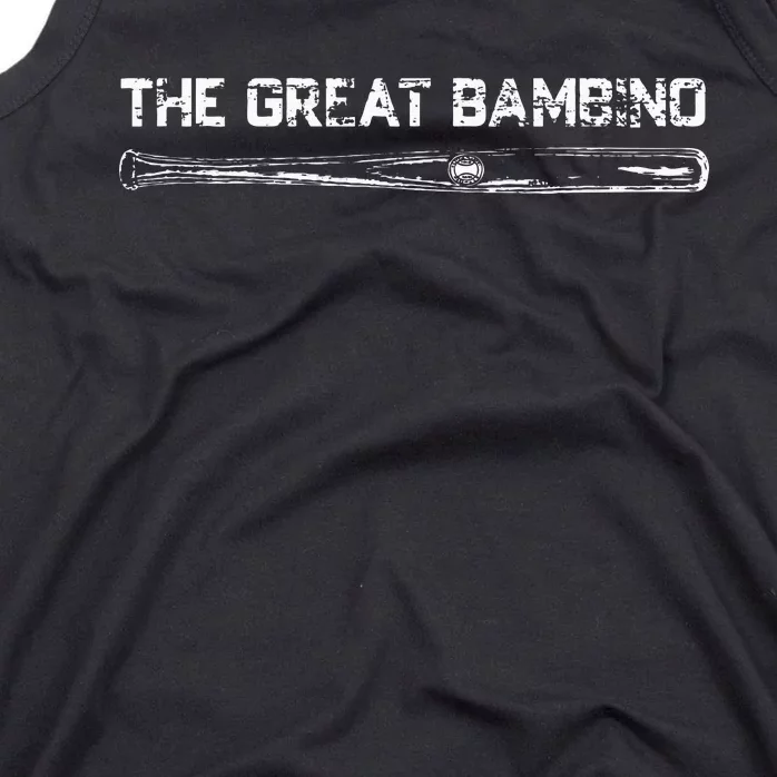 The Great Bambino Baseball Legend Sports Gift Light Tank Top