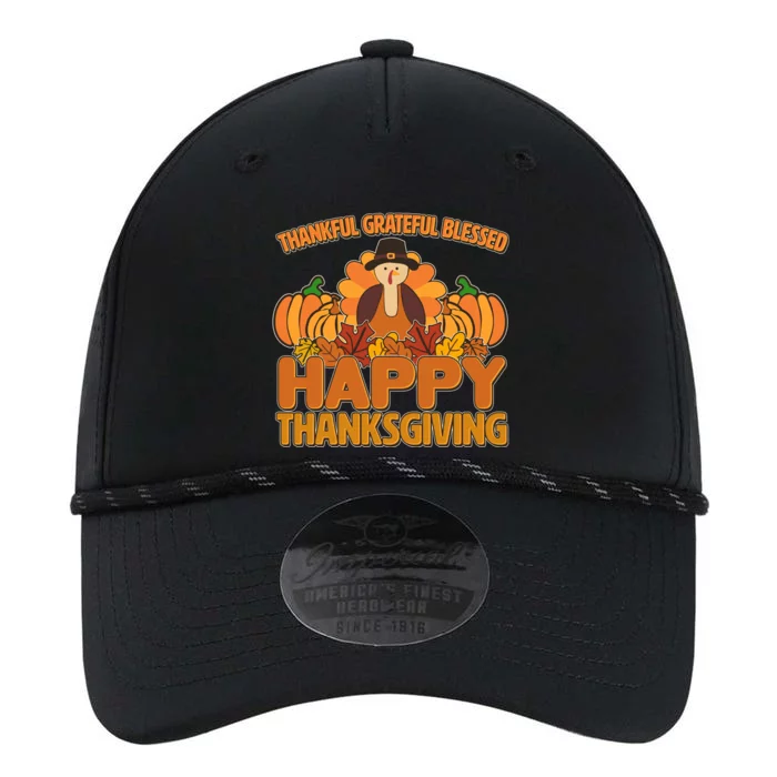 Thankful Grateful Blessed Happy Thanksgiving Turkey Performance The Dyno Cap