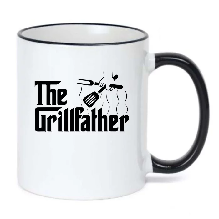 The Grillfather BBQ Grill Smoker Barbecue Chef Black Color Changing Mug