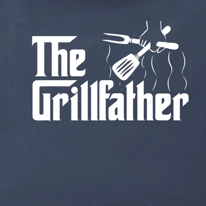 The Grillfather BBQ Grill Smoker Barbecue Chef Zip Tote Bag