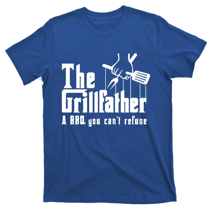 The Grillfather Cool Grill Barbecue Bbq Gift T-Shirt