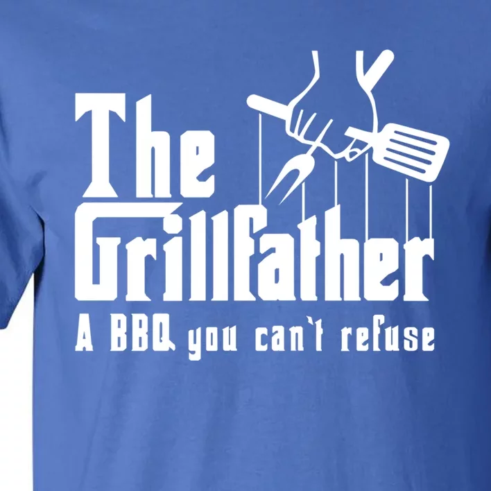 The Grillfather Cool Grill Barbecue Bbq Gift Tall T-Shirt