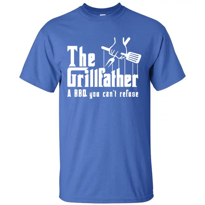 The Grillfather Cool Grill Barbecue Bbq Gift Tall T-Shirt