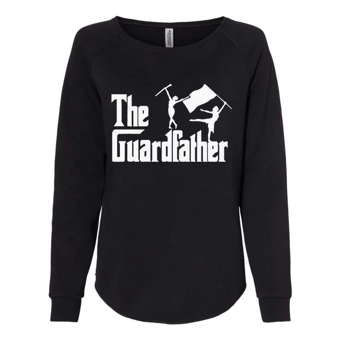 The Guardfather Color Guard Dad Womens California Wash Sweatshirt