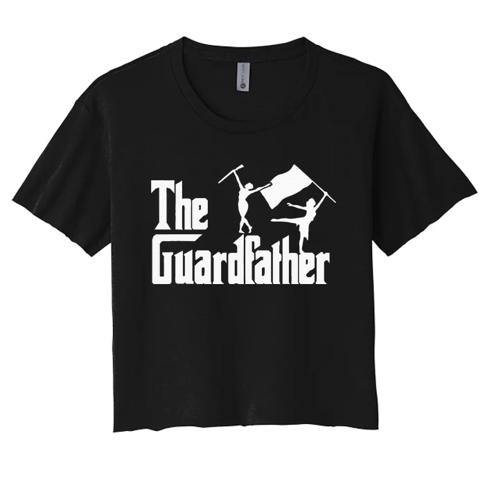 The Guardfather Color Guard Dad Women's Crop Top Tee