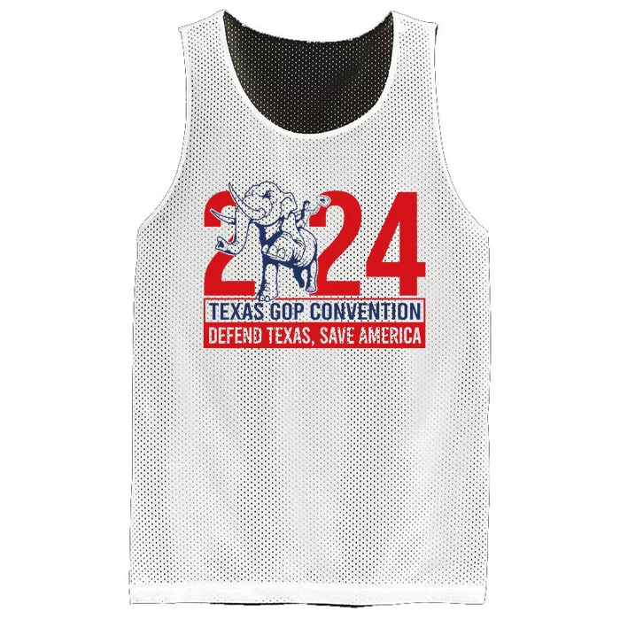 Texas Gop Convention Defend Texas Save America Mesh Reversible Basketball Jersey Tank