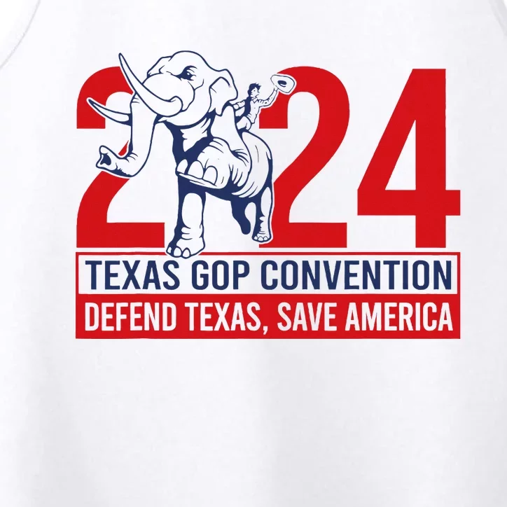 Texas Gop Convention Defend Texas Save America Performance Tank