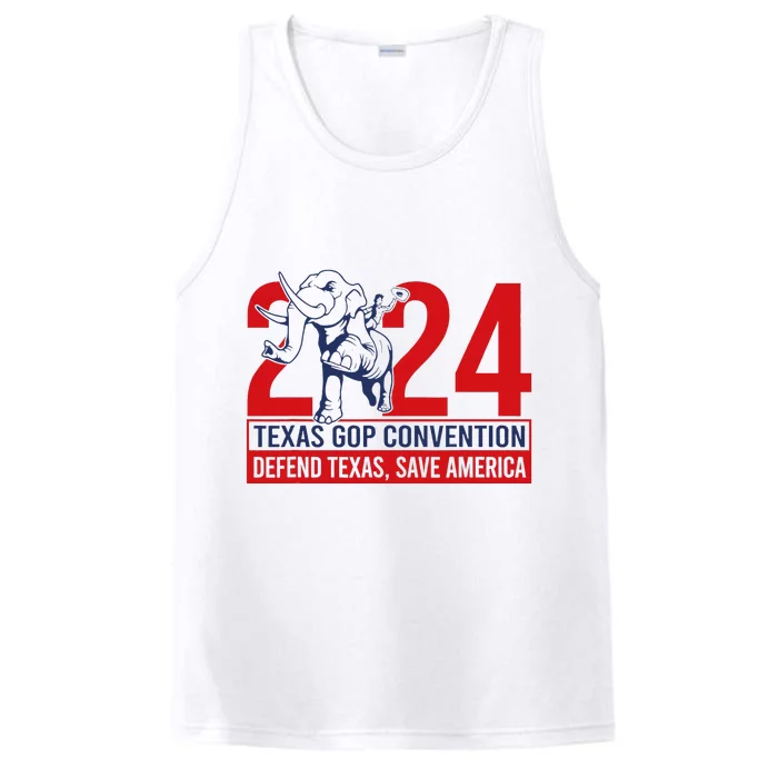 Texas Gop Convention Defend Texas Save America Performance Tank